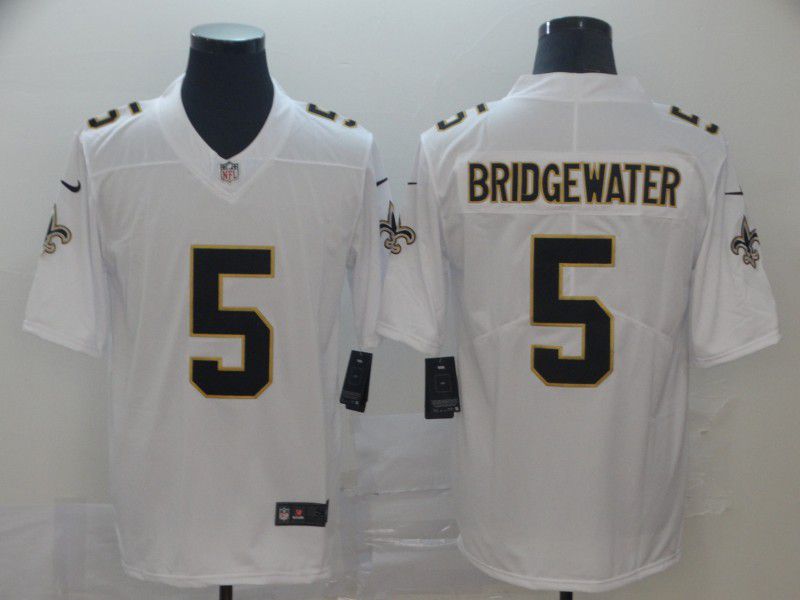 Men New Orleans Saints #5 Bridgewater White Nike Vapor Untouchable Limited Player NFL Jerseys->women nfl jersey->Women Jersey